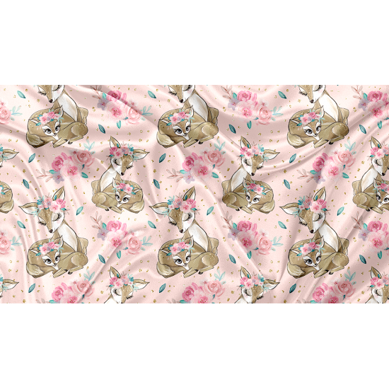Printed Cuddle Minky Chevreuil Floral